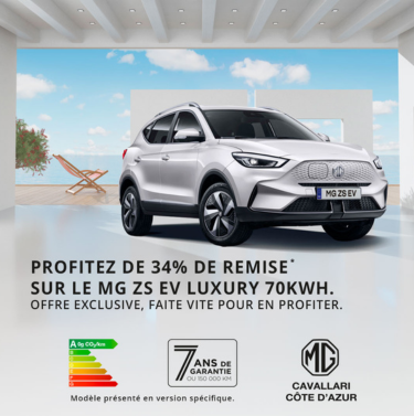 MG ZS EV Luxury disponible à partir de 26 900€*
